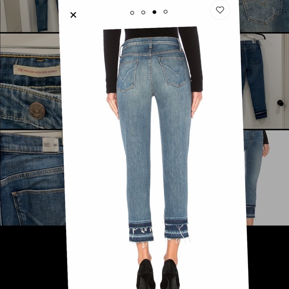 Hudson zoeey high rise straight crop Jeans - Picture 2 of 6